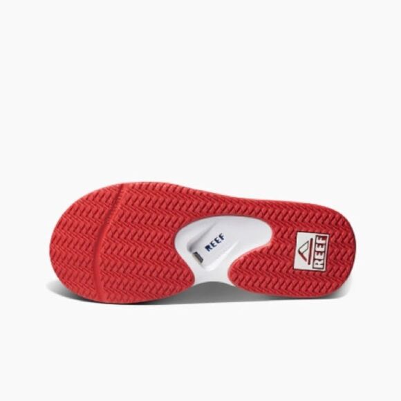 Reef Men's Fanning - Patriotic Red/White/Blue 10 NWT IN PACKAGE - Picture 4 of 10